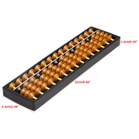 15 Digit 7-23 Digit Rods Standard Abacus Soroban Chinese Japanese Calculator Counting Tool Mathematics Beginners Caculating Toys 2