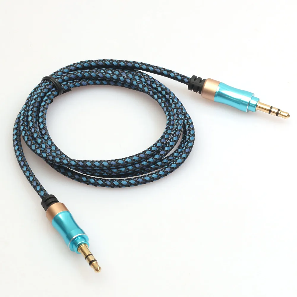

mosunx 3.5mm Stereo Car Auxiliary Audio Cable Male To Male for Smart Phone Professional Factory Price Drop Shipping