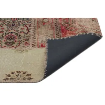 

Handmade Natural Vintage Patchwork Area Rug 190x280 Cm-6'3''X9'2''