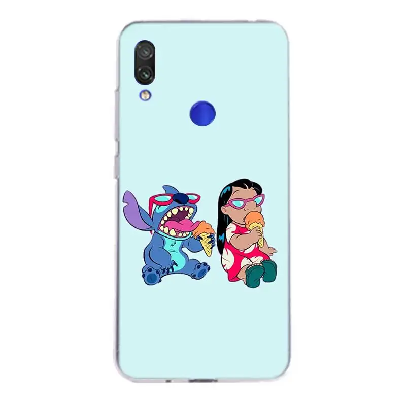 No.6 VBNM из мультфильма «Лило Стич» с мультяшками силиконовый чехол для Xiaomi Redmi Note 8 7 6 Pro 5 4 4X K20 7A S2 5A 6A Y3 Xiomi A3 9T 9 SE F1 S2 крышка - Цвет: No.6