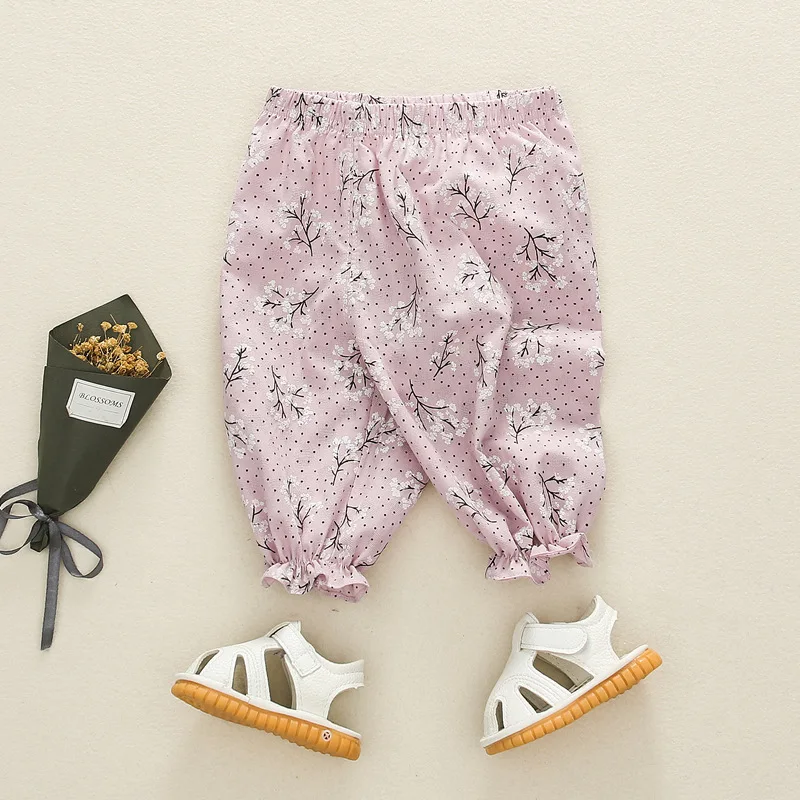 Kids' Beach Shorts Summer Korean-style Girls Anti Mosquito Pants Children Pants Baby Air Conditioner Pants Trend Quick-Dry