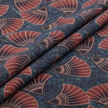 38 момме юбка для танцев song fan Цифровая живопись gambiered шелковая ткань для атласного платья тела Базен riche getzner tissu tissus au metre