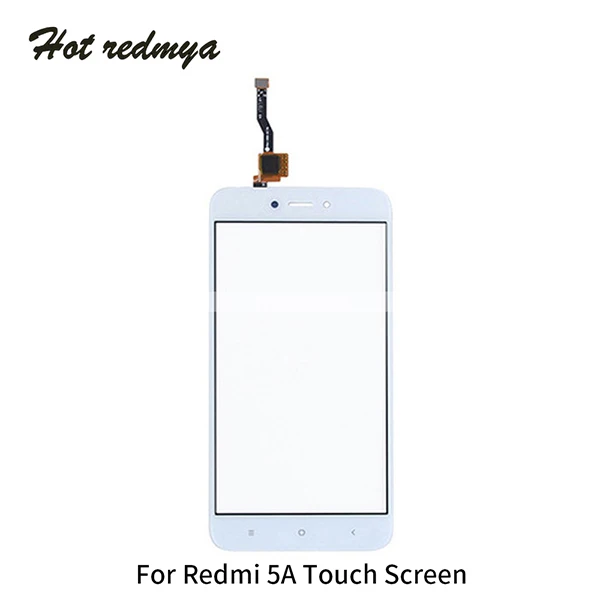 Сенсорный экран для Xiaomi Redmi Note 2 3 5A 4X Внешний стеклянный объектив дигитайзер передняя панель Замена датчика+ Инструменты - Цвет: For Redmi 5A White