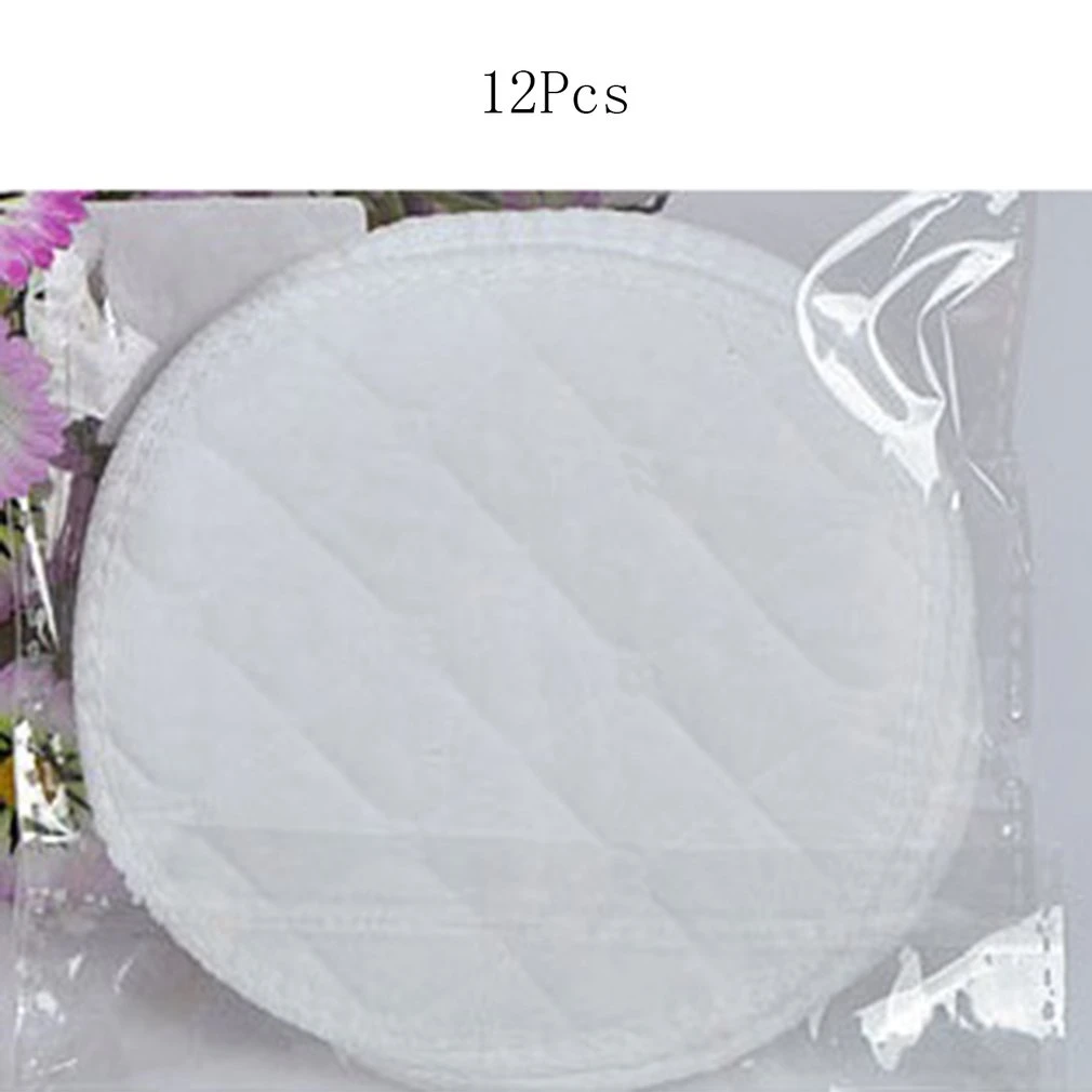 12pcs orgánico reutilizable almohadillas de pecho lavables alimentación de algodón la lactancia lactancia materna