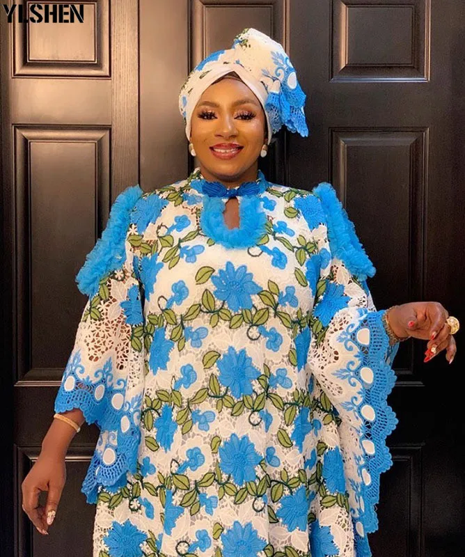 2021 Classic Design African Dresses For Women Winter Autumn Africa Clothing Nigeria Muslim Long Maxi Dress High Quality for Lady 08