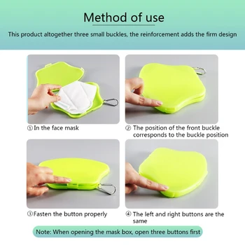 

Mask Storage Case Portable Mask Organizer Storage Box Mask Case Holder For Halloween Christmas