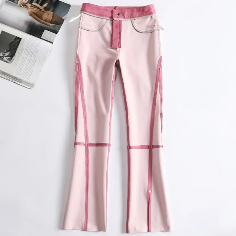 Рисунок 6 - Модные женские эластичные брюки из натуральной кожи