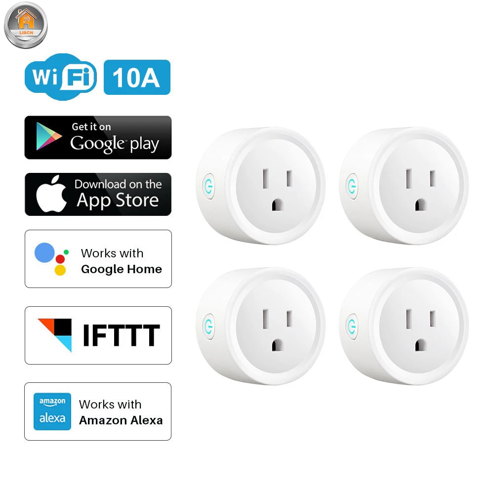 

4PCS US Plug Smart Socket with Timer for Brazil Japan Canada Mexico Smart House Electrical Power Outlet Adapter Wall Socket
