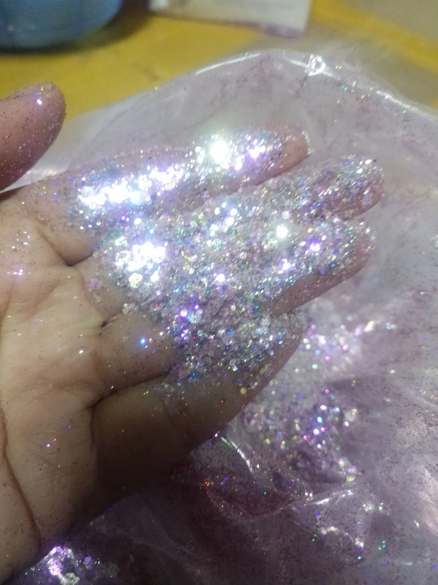 Chunky Cosmetic Glitter for Lip Gloss Nail Polish Powder DIY Nail Magic  Shell
