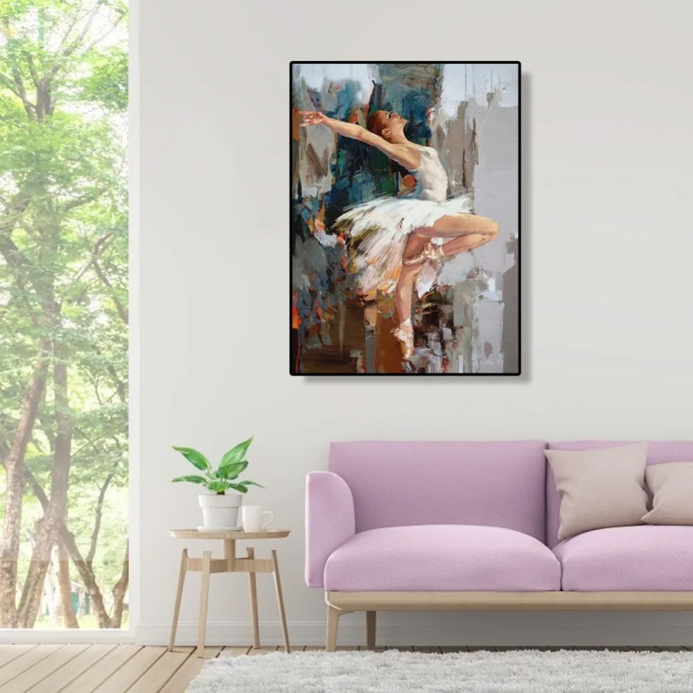 DIY-Painting-By-Numbers-Handpainted-Canvas-Painting-Dancing-Girl-Canvas-Oil-Art-Picture-Home-Decor-Living (3) - 副本