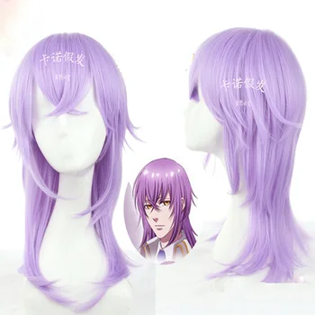 

Kamigami No Asobi hat Wig Totsukatsukito Sakura Purple Cosplay Wigs wholesale