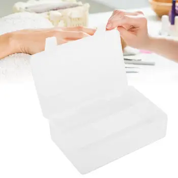 

instant Nail File Tweezers Scissors Storage Box Nail Art Tool Decoration Organizer Manicure Tool Transparent under eye dark