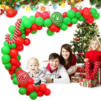 

Christmas Balloons Xmas Ornaments Santa Clause Latex Balloons Christmas Decorations For Merry Christmas Gift Happy New Year 2021