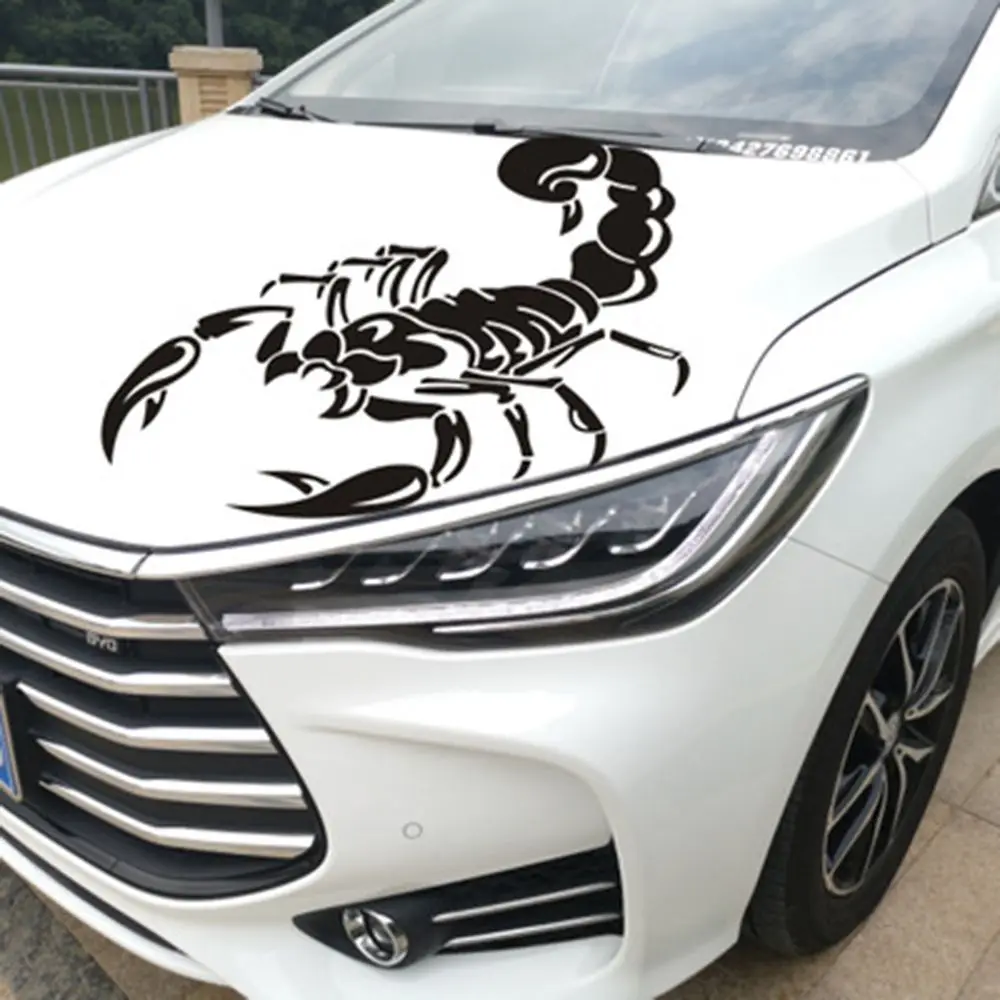 3D Автомобильная наклейка животные бампер паук геккон скорпионы Стайлинг