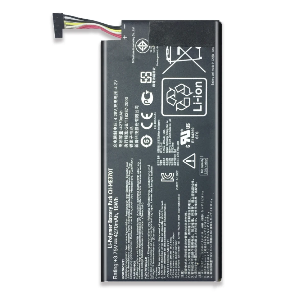 Планшет литий-полимерный аккумулятор для Asus Google Nexus 7 Nexus7 2012 Wifi версия C11-ME370T 4270 мАч