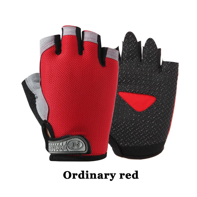Fishing Gloves Outdoor Sports Sun Protection Half Finger Gloves Fitness Non-Slip Breathable Riding Fishing Gloves Tackle Pesca - Color: Black