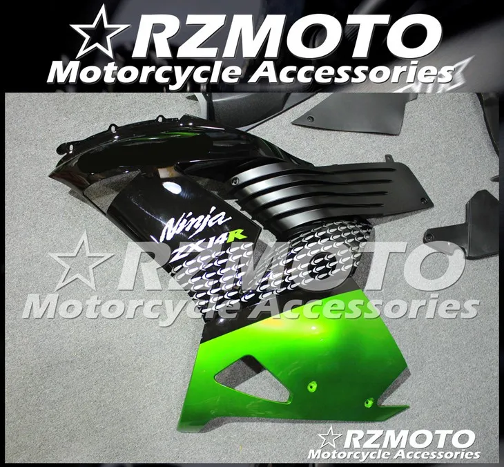 ABS мотоцикл обтекатель комплект для KAWASAKI ZX-14R 2006-2011 год кузов литьевая форма Магазин № 2097