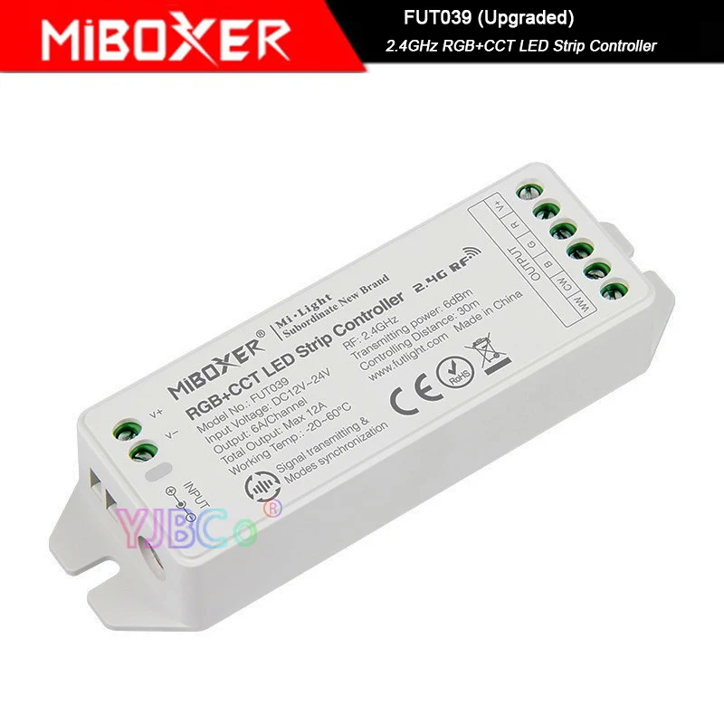 Miboxer RGB CCT Светодиодная лента контроллер освещения FUT039 (обновленный) 2 4 ГГц 12 В ~ 24