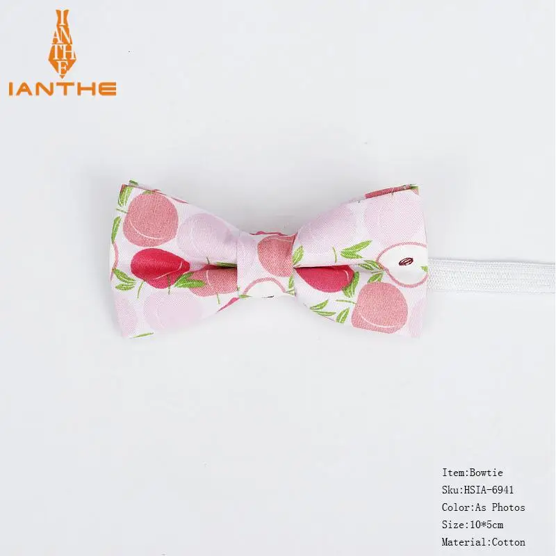 Child Bowtie Новые Брендовые мужские комплекты с милым принтом и галстуком-бабочкой для мальчиков и девочек, милые женские галстуки-бабочки - Цвет: Child Bowtie