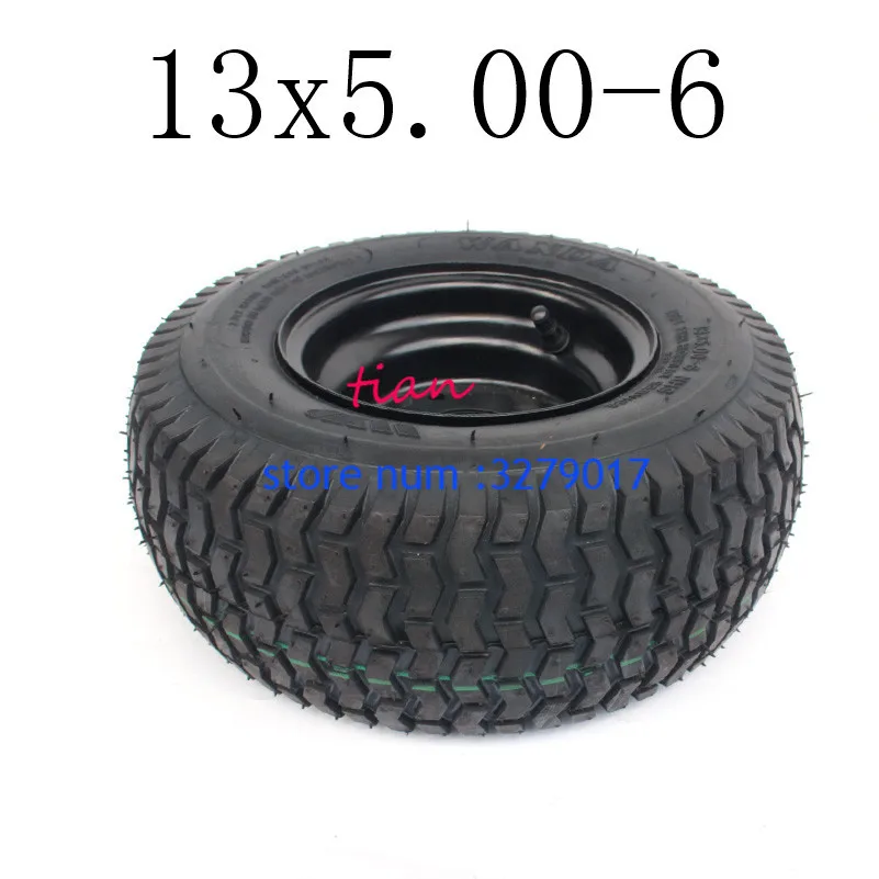 Новейшая хорошая Quality13x5.00-6 колесная шина для 6-дюймового сплава обода ступицы подходит ATV квадроцикл Багги косилка Go-kart багги