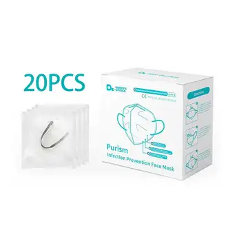 

20PCS Dust Mask, Disposable Anti Anti-fog Anti- Face Mask Without Breather Valve 2