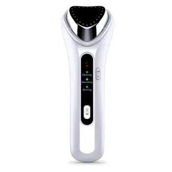 

Household Skin Rejuvenation Instrument Face Iontophoresis Beauty Instrument Heating Vibration Massage Introduction Instrument