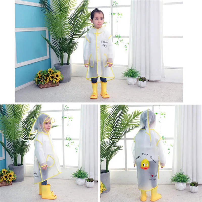 Children's waterproof raincoat Boys Girls Kids Hooded Raincoat Waterproof Jackets Toddler Baby Cartoon Tops #4S18 (57)
