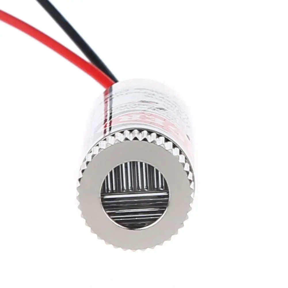 650nm 5mW Red Point Line Cross Laser Module Head Glass Lens Focusable Industrial Class laser module