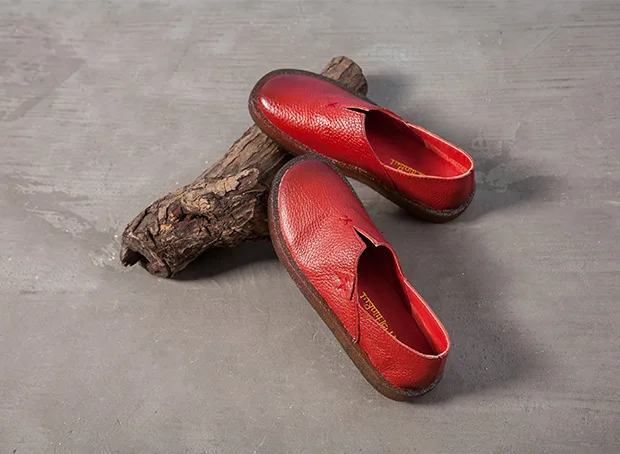 Women Shoes Spring Summer Flat Loafers Genuine Leather Slip on Casual Shoes for Women Vintage Hand Made Flats High Quality