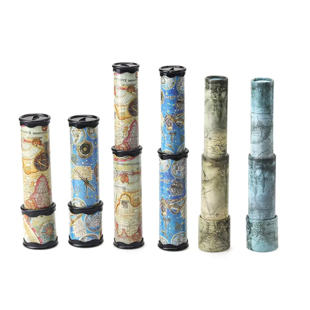

Magic Plastic Kaleidoscope Kids Children Educational Toy Fancy Colored World Baby Boys Girls Toy - Random Color Delivery