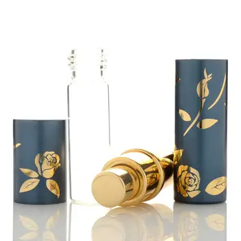 

25ml Portable Mini Travel Refillable Bottle Love Heart Metal Empty Perfume Bottle Sprayer Atomizer Cosmetic Container