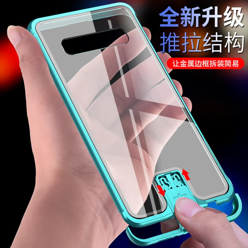 Beyour металлический бампер чехол для samsung s10 чехол противоударный Закаленное стекло Coque для samsung Galaxy Note 9 10 S10 Plus чехол для телефона s