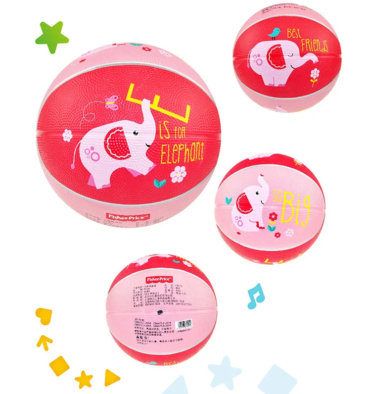 FISHER-PRICE резиновый мяч для детей, баскетбольный мяч для малышей, эластичный мяч, игрушка для мальчиков, От 1 до 3 лет, только 5