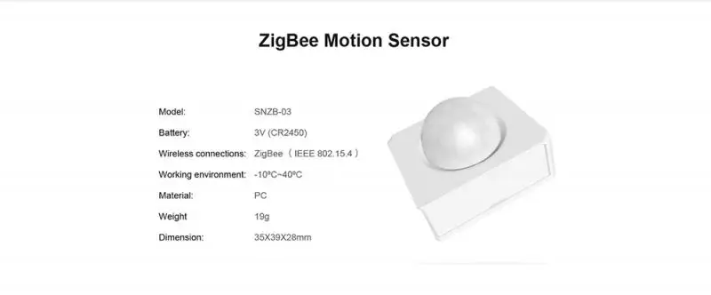 detector controle inteligente via ewelink zbbridge necessário