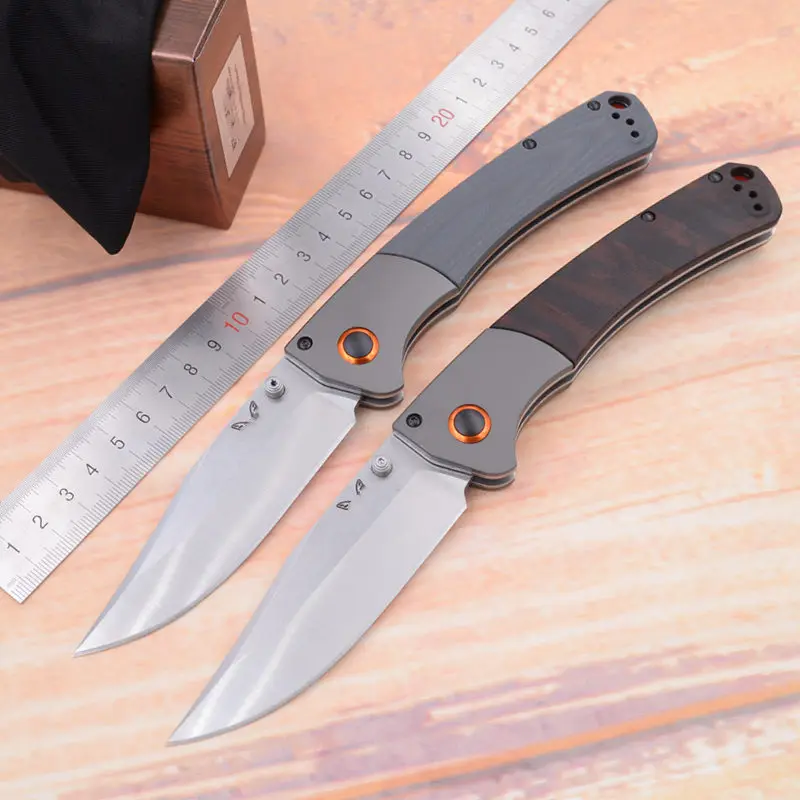 

JUFULE OEM 535 Aluminium/Polymer nylon fibre handle folding Survival EDC Tool camp hunt outdoor pocket Fruits Utility knife