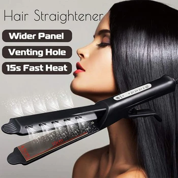 

Hair Straightener Four-gear Temperature Hair Curler Ceramic Tourmaline Ionic Flat Iron Professional Curling Women Hair Styling