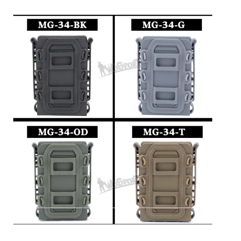 New 5.56mm 7.62mm Fast Mag Pouch Tactical Magazine Pouch Holster Molle Belt Fast Attach Carrier Holster 5.56 7.62 Pouch