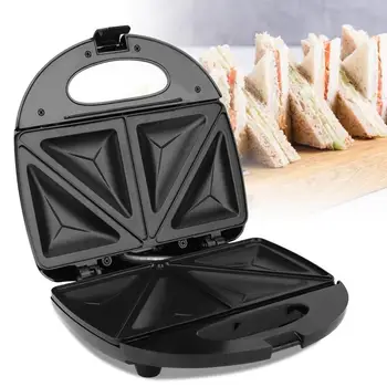 

750W Electric Sandwich Maker Double Heating Nonstick Baking Plate Pancake Sandwich Machine Toaster Breakfast Machine