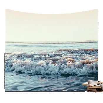 

Sea Wave Tapestry Hot Selling Wall Fabric Mandala Carpet Table Cloth Blanket Factory Supply Drop Shipping Fashion Wall Art