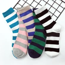 20 пар/компл. оптом женские носки Подарочные Зимние Повседневное полосы дамы носки милые детские носки для девочек носки подарок на свадьбу