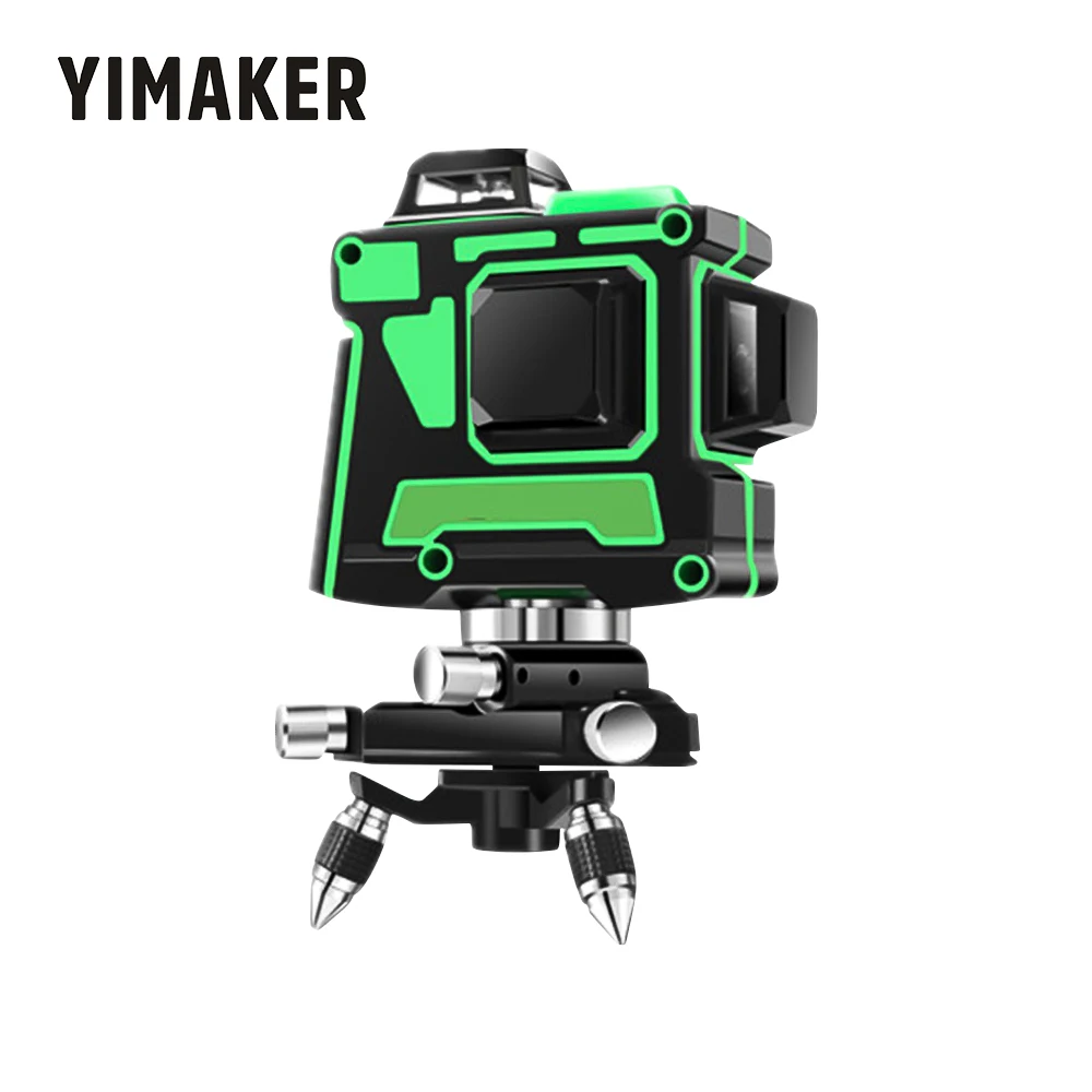 Лазерный уровень YIMAKER 12 линий 3D самонивелирующийся 360 градусов горизонтальный и