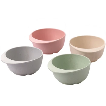 

Bamboo Fiber Baby Feeding Bowls Fall-proof Kids Tableware Portable Outdoor Travel Dishes Children Lunch Food Dinnerware MBG0525
