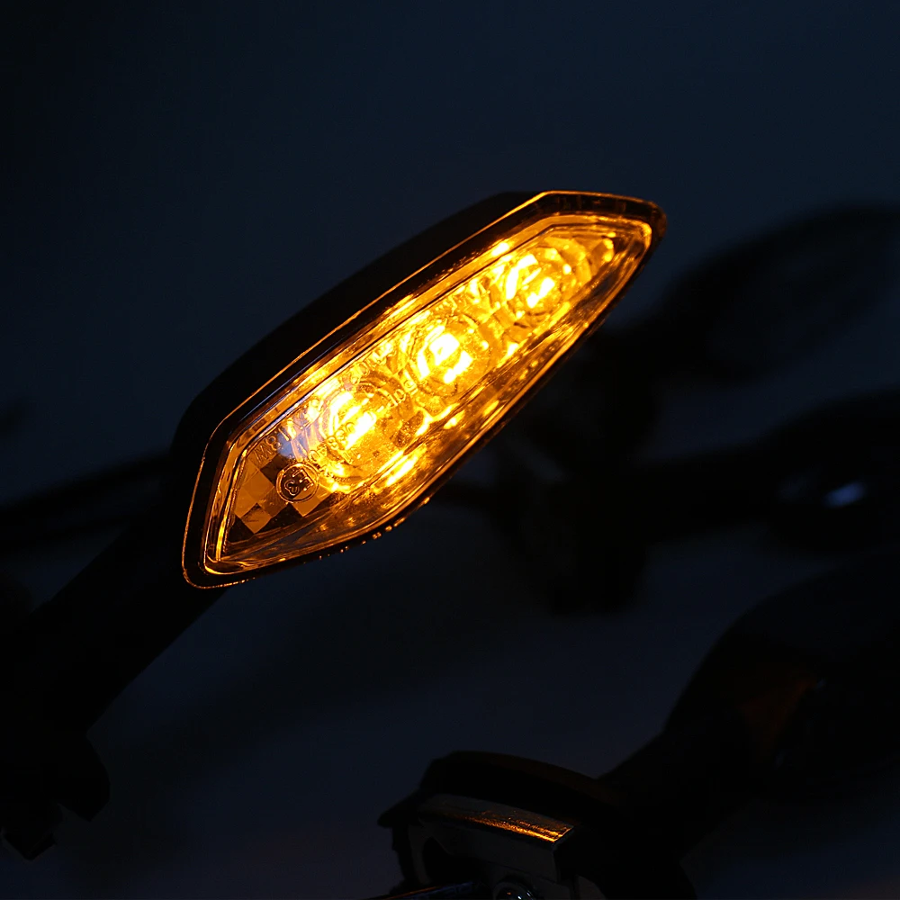 Светодиодный светильник указателя поворота для KAWASAKI KLE 650 1000 Versys ER-6N KLR650 ZRX 1200 Z900 аксессуары для мотоциклов мигалка