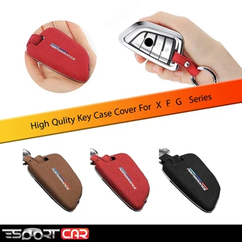 

High Quality Car Leather Key Case Holder Cover For X1 X3 X4 X5 X6 E90 E60 E36 E93 F15 F16 F48 G30 F11 F30 Accessories