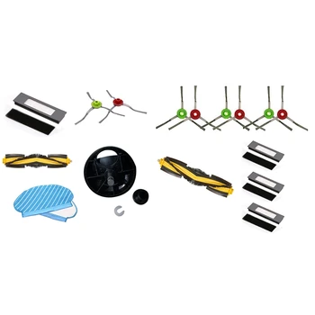 

Main Brush HEPA Side Brush for Ecovacs Deebot OZMO 950 Robot Cleaning Cloth & HEPA Filter Main Roller Side Brush