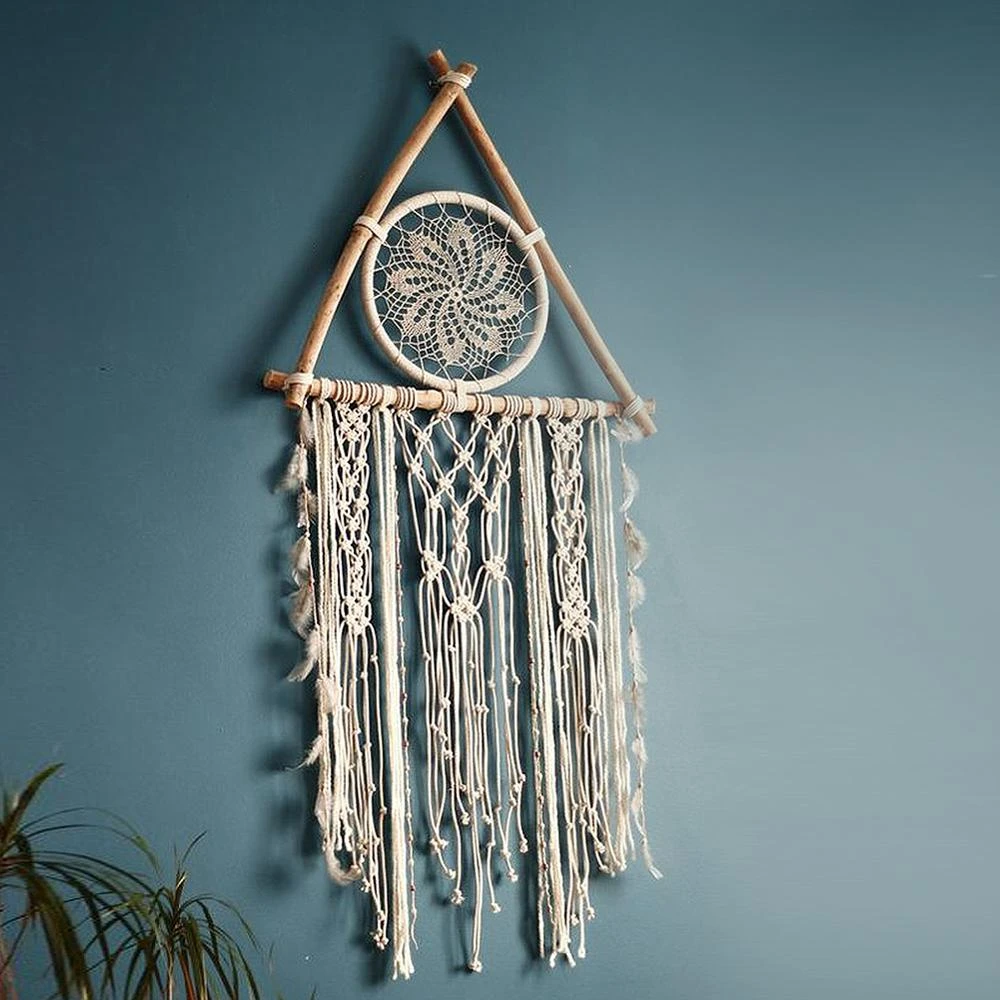 Decoration Murale En Macrame Tapisserie Tissee Style Boho Decoration D Appartement Chambre A Coucher Salon Cadeau Pour Bebe Aliexpress