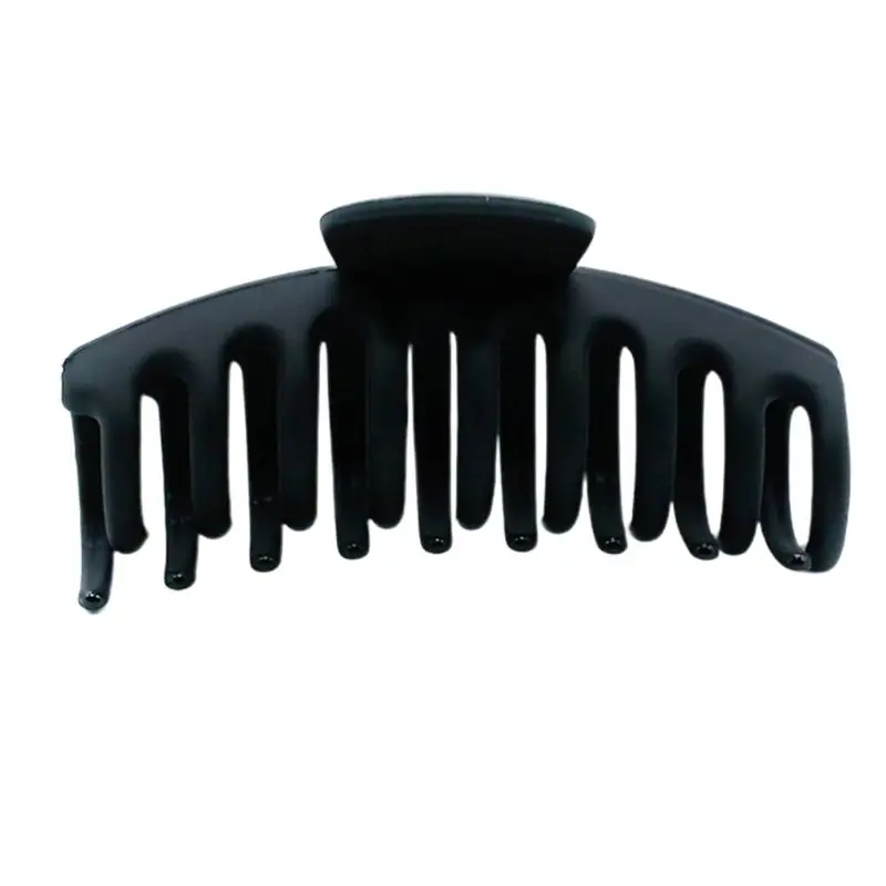Women Candy Color Large Hair Claw Matte Frosted Banana Clip Ponytail Clamp Non Slip Teeth Makeup 1 Women Candy Color Large Hair Claw Matte Frosted Banana Clip Ponytail Clamp Non Slip Teeth Makeup 4