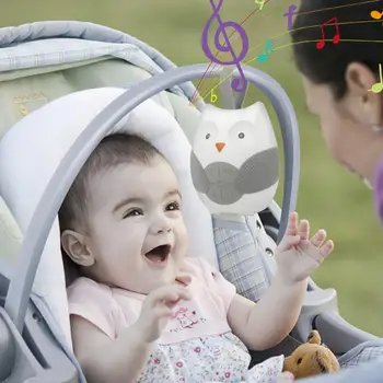 

Baby Bedside Hanging Bell Silica Music Box Bed Comfort Sleep Baby Newborn Toys Fabric Cover Smooth and Non-clogging