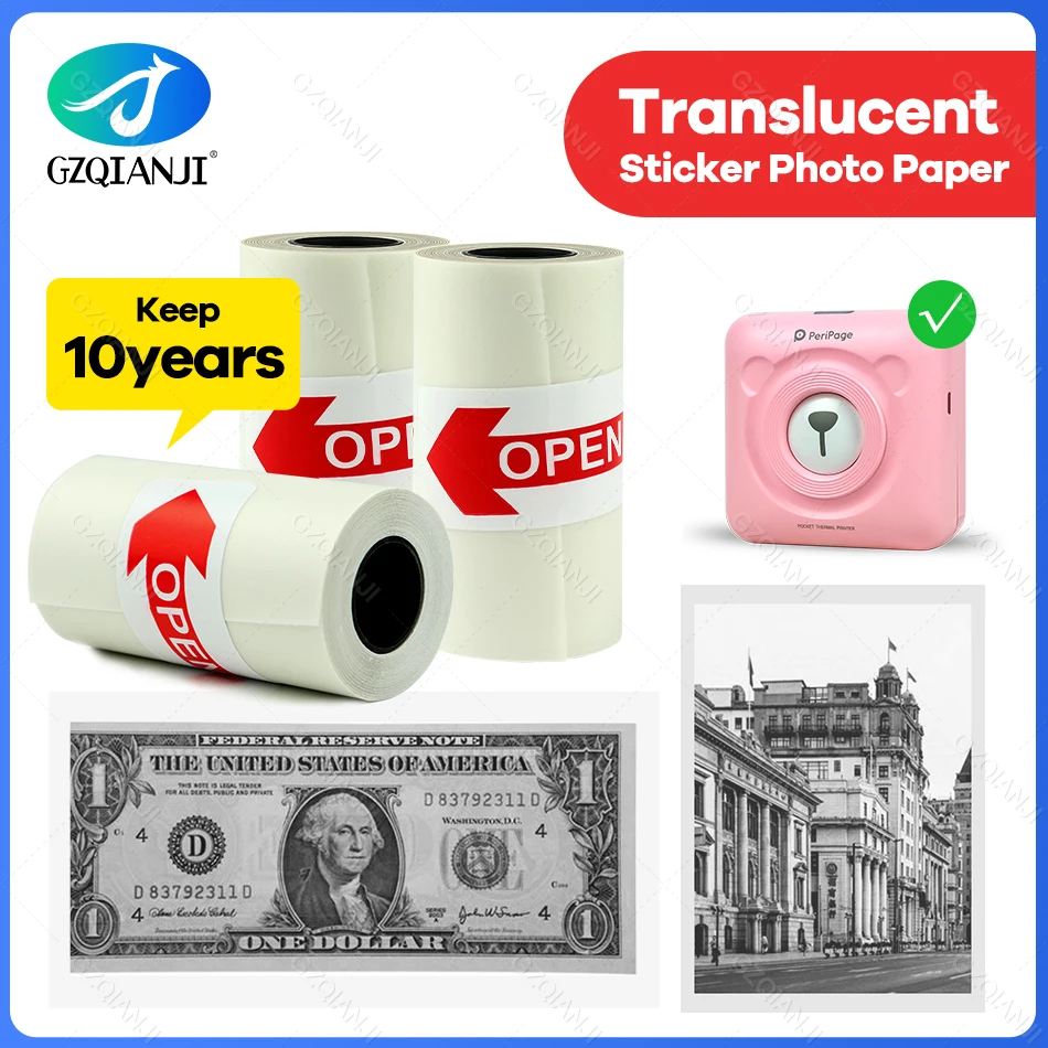 3 Rolls Entweg Colored Printer Paper,Color Thermal Paper Roll 5730mm Bill Receipt Photo Paper Clear Printing for PeriPage A6 Pocket for PAPERANG P1/P2 Mini Photo Printer 2.171.18in 3 Rolls Entweg Colored Printer Paper,Color Thermal Paper Roll 5730mm Bill Receipt Photo Paper Clear Printing for PeriPage A6 Pocket for PAPERANG P1/P2 Mini Photo Printer 2.171.18in