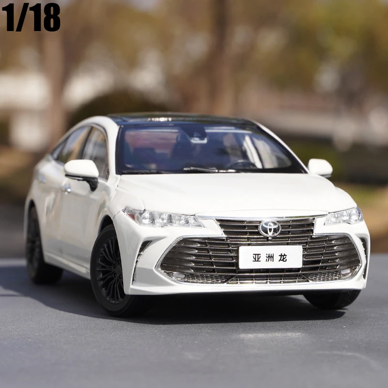 Модель автомобиля Toyota Азиатский дракон Авалон литая под давлением черно-белая
